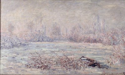 Frost near Vetheuil by Claude Monet